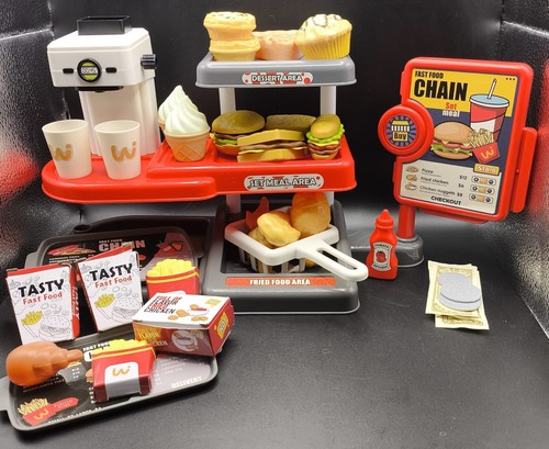Kids fast food restaurant - restaurant, play