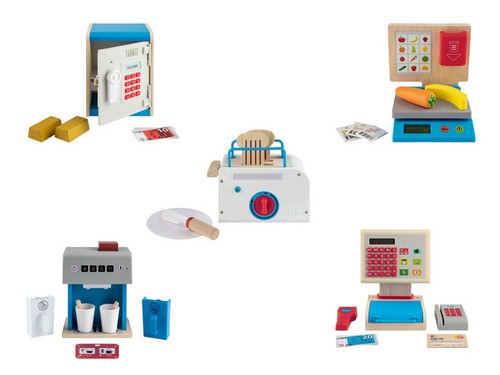 Kids wooden cash - wooden, register