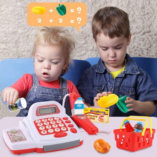 39pcs pretend play toy till - 39pcs,