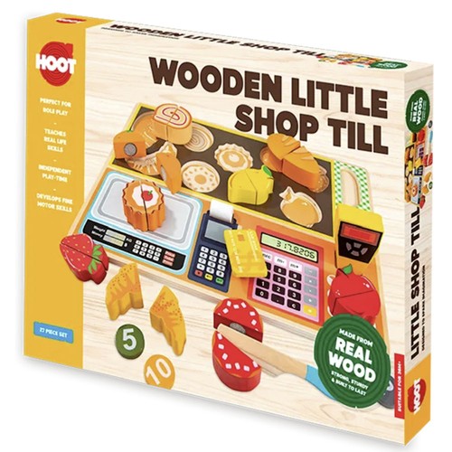 Kids wooden little shop till - &,