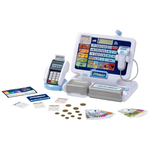Cash register toy with - cash,