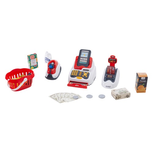 Children toy cash register - cash,