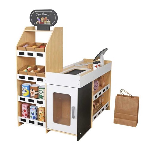 Kids wooden grocery - wooden,