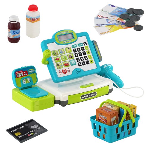 Kids electronic cash register - cash,