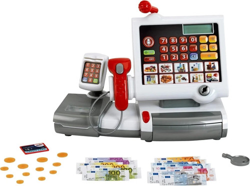 Red cash register - red, kids