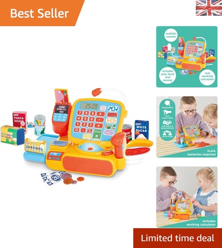 Toy shopping till set with - set,