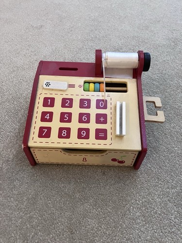 Wooden cash till kids - wooden,